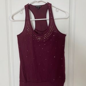 express: racerback dressy top